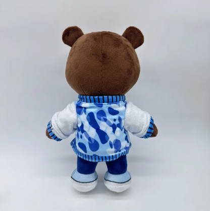 Blue Camo Graduation Bear